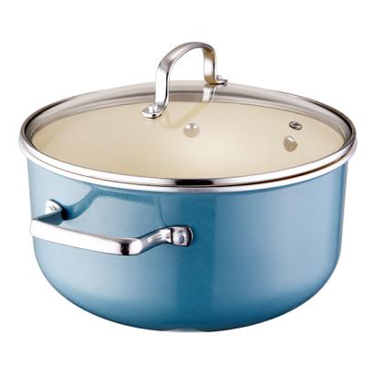 China Sustainable Multi Home Appliances heat-resistant porcelain casserole round Aluminium for sale