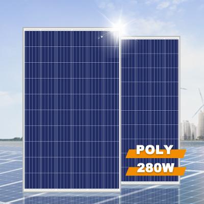 China Poly Alloy 280w Solar Panels Anodized Aluminum Pump System for sale