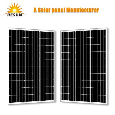 China Class A RESUN 320w Mono Crystalline Solar Panel 60 Cells With High Quality Cells For Home Use System for sale