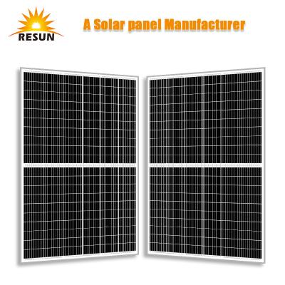 China 340W Alloy Solar Panel 120 Monocrystalline Aluminum Anodized Half Cut Solar Panel Solar Power High Efficiency Solar Module for sale