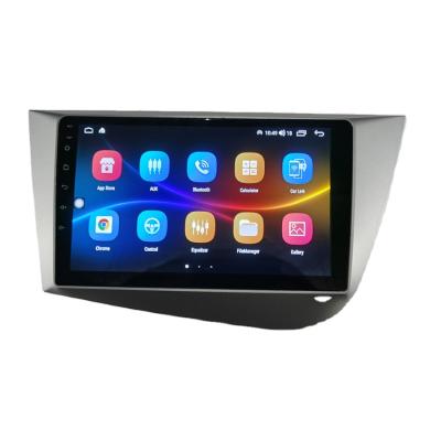 China Automotive Car 2 Din View 1+16G Android 9 Inch Screen Navigation And Gps SEAT LEON LHD 2005-2012 DVD Player For Car for sale