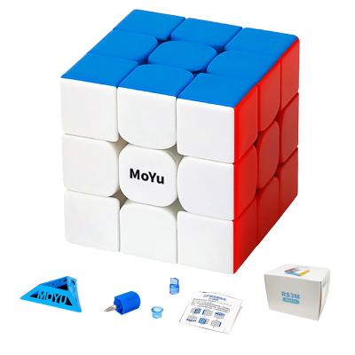 China Moyu RS3M 2020 3x3 Speed ​​Stickerless Cube Magnetic Magic Cube,Smooth and Fast Magnetic 3D Puzzle Toy for sale