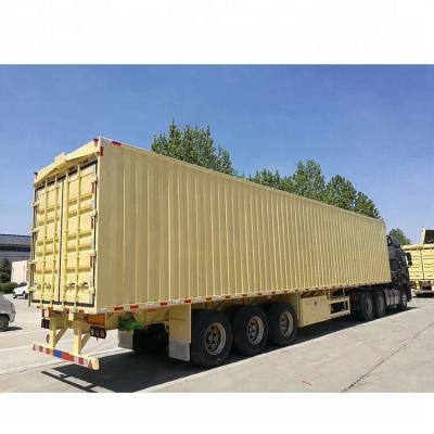 China Freezer Lightweight Reefer Seafood Beverage Cooling Seafood Refrigerate Van Semi Trailer for sale