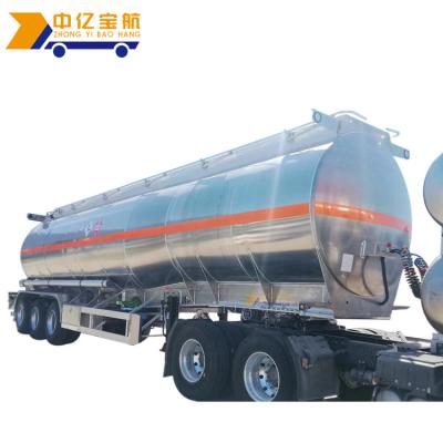 China High Quality Diesel Trailer Truck 50m3 54000 Liter Three 3 Axle Petroleum Fuel Oil Tank Truck Semi Trailer for sale