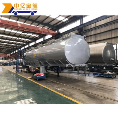 China Truck trailer 45000liters diesel fuel tank tanker semi truck trailer for sale in South Africa for sale