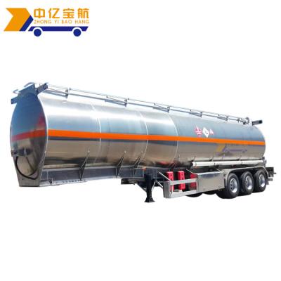 China Truck trailer 40000 liters Malaysia aluminum alloy fuel oil tank semi truck tanker trailers for sale in Europe for sale