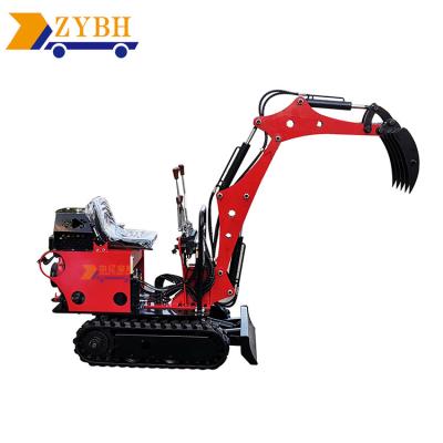 China Building Material Shops 0.8 Ton Diesel Engine Hydraulic Micro Digger Hammer Crawler Mini Backhoe Excavators For Home Use for sale