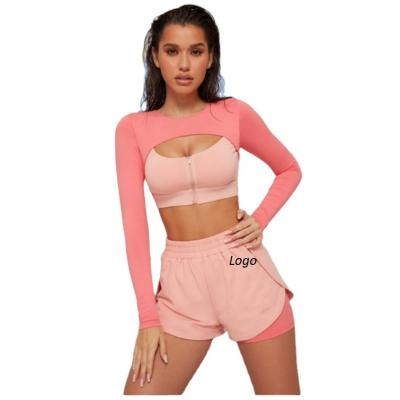 China Summer Woman Fitness Breathable Candy Color Women Stretch Tight Seamless Yoga Jogging Gym Wear Sportswear Fitness And Quick Dry Yoga Wear for sale