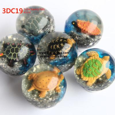 China Sports toys 45mm rubber 3D bouncing balls wholesale for sale