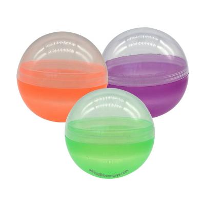 China PP China 92mm Empty Ball Shape Toy Plastic Bottle Caps for sale