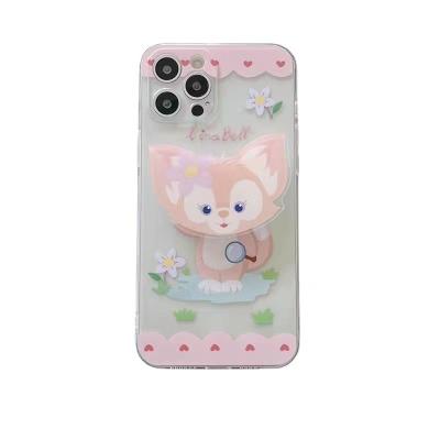 China Cute Cartoon Lina Belle Bracket Mobile Phone Case Creative Cute Shockproof Japan and South Korea All Included Drop Protection Case for sale