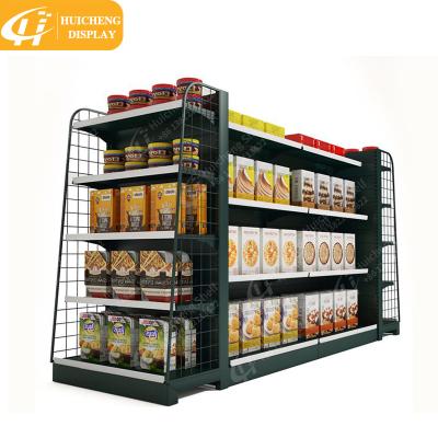 China Double Sided or Single Sided Metal Supermarket Display Racks Steel Gondola Shelf Shopping Mall Item Shelf for sale