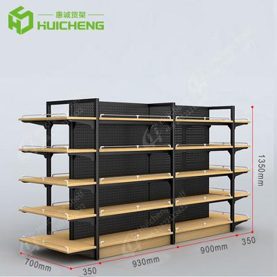 China Modern Single or Double Sided Supermarket Shelving Display Racks Shelf Supermarket Display Racks Buries Supermarket Shelves Price for sale