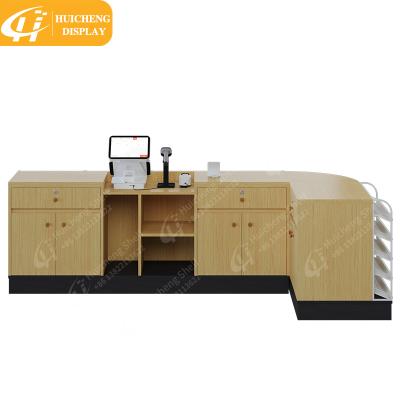 China Cashier Counter Table Cash Counter Cashier Table Superstore Superstore Checkout Supermarket Cashier Counter for sale