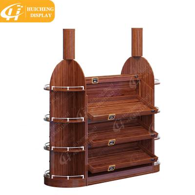 China Single or Double Sided Fashionable Wine Rack Wall Mounted Wine Display Rack Wine Rack for sale