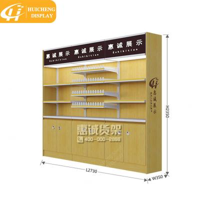 China Single Sided Cigarette Display Stand Supermarket Cigarette Display Cabinet Grocery Racks Retail Store Smoke Display Desktop for sale