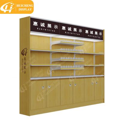 China Single Sided Through The Wall Supermarket Cigarette Display Cabinet Cigarette Holder Grocery Cigarette Display for sale