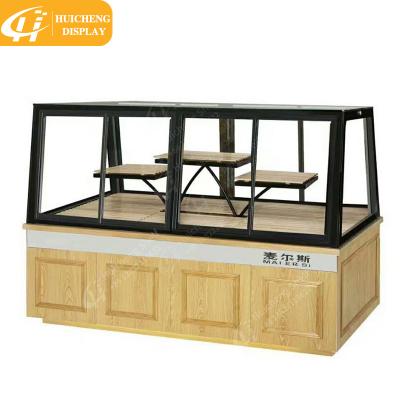 China Shelving breads display supermarket cake shelf showcases dessert display bakery display racks bakery display cabinet for sale