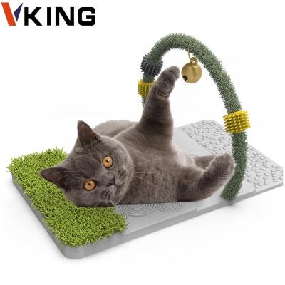 China New Design Scratch Board Viable Custom Interactive Game Cat Claw Grinding Toys for sale