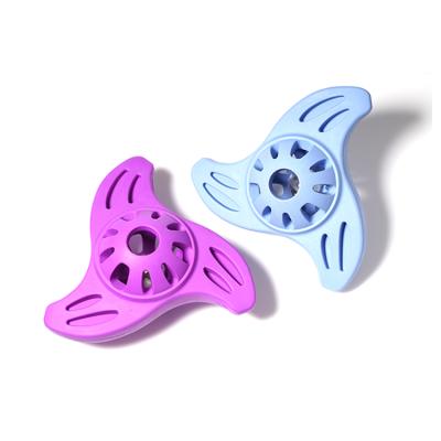 China Viable Durable Natural Rubber Grinding Teeth Chew Interactive Pet Toys For Dogs With LED Light for sale