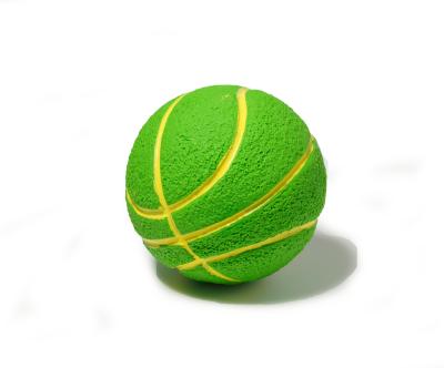 China Sustainable Lines Latex Ball Dog Toy Hot Sale Pet Tennis Cloth Toy for sale