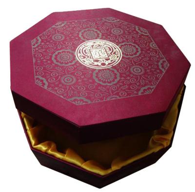 China Recyclable octagonal packaging box, made of paper, OEM eco-friendly printing, luxury gift packaging for sale