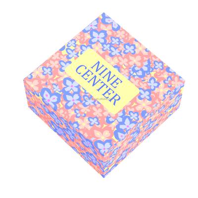 China Recycled materials LOGO design paper box made for cosmetic, soap, loose powder, perfume, face, eye cream, promotion packaging for sale