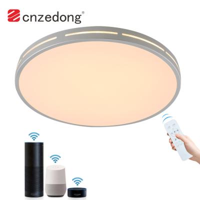 China Wholesale Modern Design Modern Smart Wifi PIR Control Smart 24W Led Ceiling Light For Bedroom Bedroom for sale