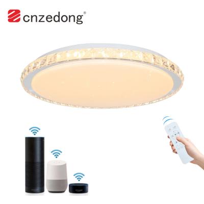 China Modern home living room popular factory price smd round 48w smart led ceiling lights for sale