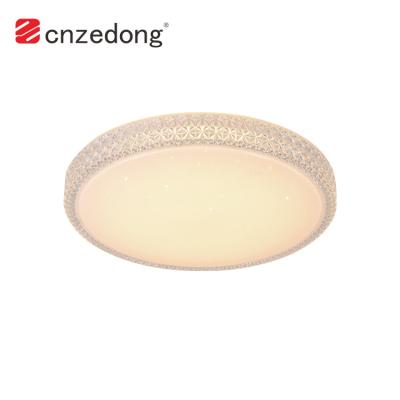 China Ceiling Mounted Modern Design Indoor Lighting Bedroom Decorative 50w 60w Round Led Ceiling Light for sale