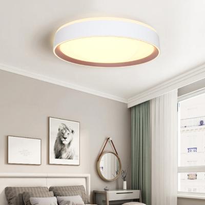 China Modern Smart Wifi PIR Remote Control Modern Round Smart 24W Led Ceiling Light Fixtures For Dining Room for sale