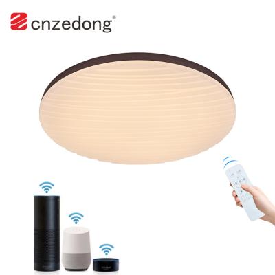 China Modern creative design APP indoor smart home RGB Smart 24w 48w control led ceiling lighting for sale