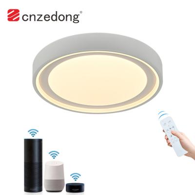 China Ceiling Mounted Wholesale Factory Price Circle 48W SMD Smart RGB Dimmable Home Led Ceiling Light For Living Room for sale