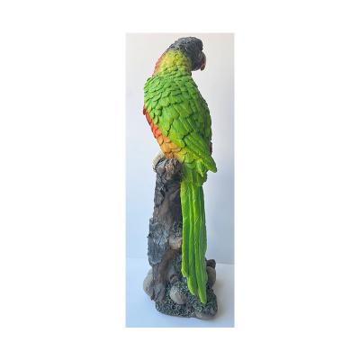 China China Animal Crafts Decorative Resin Parrot Figurine Sculpture For Home Ministry Decor Ornament for sale