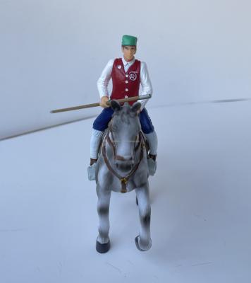 China Display.etc Popular Plastic Action Rider Rider Numbers And Horse Model Toy For Gift for sale