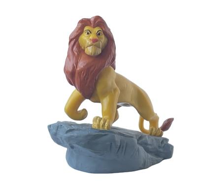 China Funy Lion Cartoon Action Figures For Model Toy Simba The King Lion Cartoon Toys Gift for sale