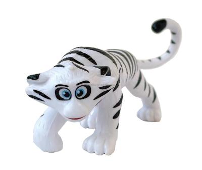 China Play Customized Small Tiger Animal PVC Model Realistic Figure for sale