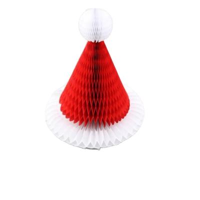 China Europe Christmas Santa Honeycomb Costume Papercraft Ball Christmas Decoration for sale