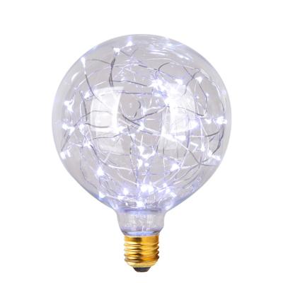 China White Color  Snowy  G125 Led Filament Bulb 1.5w Decorative Filament Light Bulbs for sale