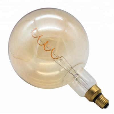 China Retro G200 E27 Extra Large Globe Bulb Golden 4w 360lm 220v Led Vintage Globe for sale