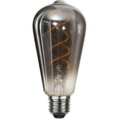 China Classical Edison Bulb St64 Smoky Grass Led 4w Globe Vintage Light Bulbs for sale