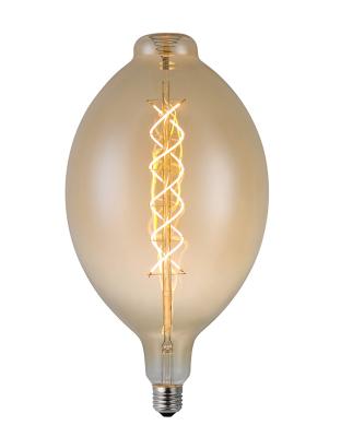 Chine Bt180 chauffent le filament blanc 2200k de la lampe mené par 8w E27 d'ampoule de filament de globe à vendre