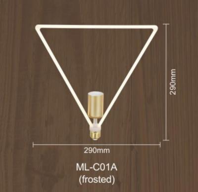 China E27 12w Dimmable Filament Bulb 3000K Plastic LED Flexible Filament Bulb for sale