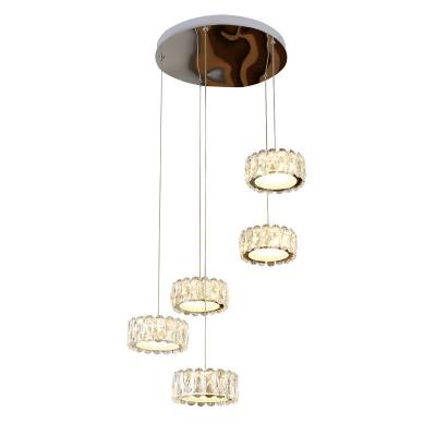 China Home Deco Modern Pendant Light  / Contemporary Pendant Lamp Siliver Finished for sale