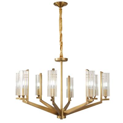 China Crystal Breakfast Bar Pendant Lights Home Lighting Gold Color Chandelier for sale