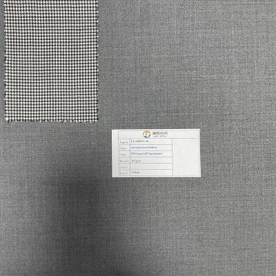 China Anti Pill 55%wool 45%polyester 295g/m Customized Twill Worsted Wool Fabric for sale