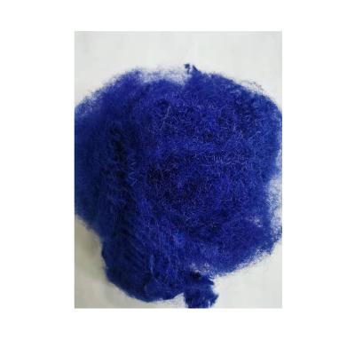 China Other Factory Product 4.5x*51mm Other Low Melt Profession Blue High Quality Polyester Staple Fiber for sale