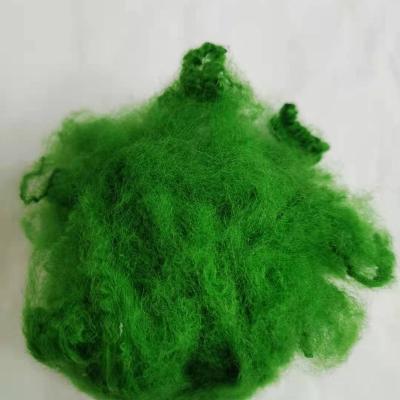 China Other factory supplier 4.5x*51mm cast green stocking high quality polyester staple fiber for sale