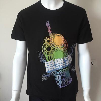 China Viable Custom Heat Transfer T Shirt Logo Printing Mens T Shirt Wholesale for sale