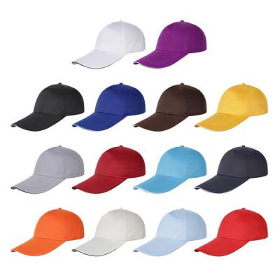 China Plain COMMON Baseball Cap Different Colors Promotional Baseball Cap for sale